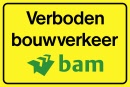 verboden bouwverkeer bam